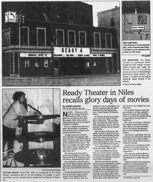 Ready Theatre - The Herald Palladium Thu Dec 22 1994
